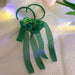Wholesale green bow geometric acrylic Earrings JDC-ES-BY033 Earrings 宝钰 1 Wholesale Jewelry JoyasDeChina Joyas De China