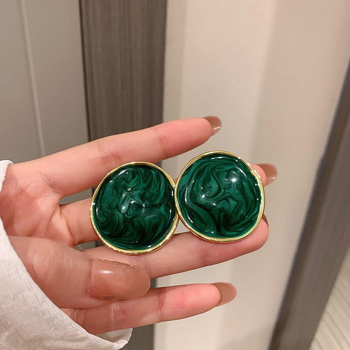 Wholesale green bow geometric acrylic Earrings JDC-ES-BY033 Earrings 宝钰 10 Wholesale Jewelry JoyasDeChina Joyas De China