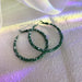 Wholesale green bow geometric acrylic Earrings JDC-ES-BY033 Earrings 宝钰 7 Wholesale Jewelry JoyasDeChina Joyas De China