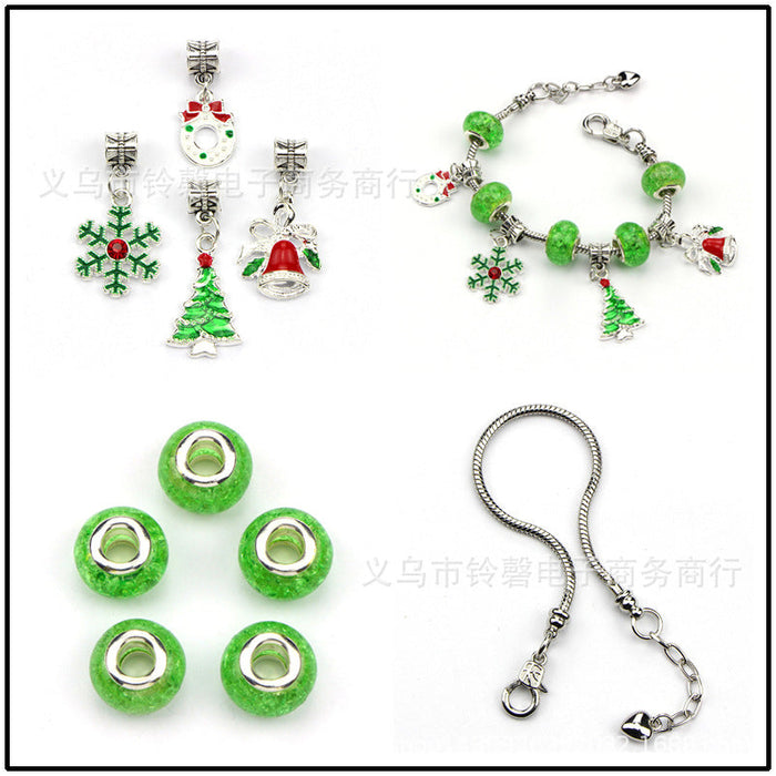Wholesale green Christmas tree alloy bracelet DIY accessories JDC-DIY-GSLP037 DIY JoyasDeChina Christmas bracelet Wholesale Jewelry JoyasDeChina Joyas De China