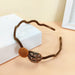 Wholesale green cloth hairband JDC-HD-O366 Headband 潮炫 6 Wholesale Jewelry JoyasDeChina Joyas De China