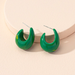 Wholesale green irregular resin earrings JDC-ES-AYN327 earrings JoyasDeChina Wholesale Jewelry JoyasDeChina Joyas De China