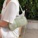 Bulk Jewelry Wholesale green PU cylindrical one-shoulder ladies bag JDC-LB-ZM090 Wholesale factory from China YIWU China