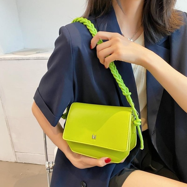 Bulk Jewelry Wholesale green PU shoulder armpit small square bag JDC-LB-ZM032 Wholesale factory from China YIWU China