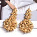 Wholesale green rhinestone earrings JDC-ES-SK049 Earrings 深刻 Wholesale Jewelry JoyasDeChina Joyas De China