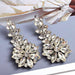 Wholesale green rhinestone earrings JDC-ES-SK049 Earrings 深刻 White Wholesale Jewelry JoyasDeChina Joyas De China