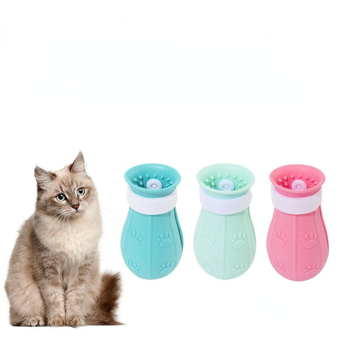 Wholesale green silicone cat foot washing cover JDC-FT-Bais004 fidgets toy 百思 Wholesale Jewelry JoyasDeChina Joyas De China