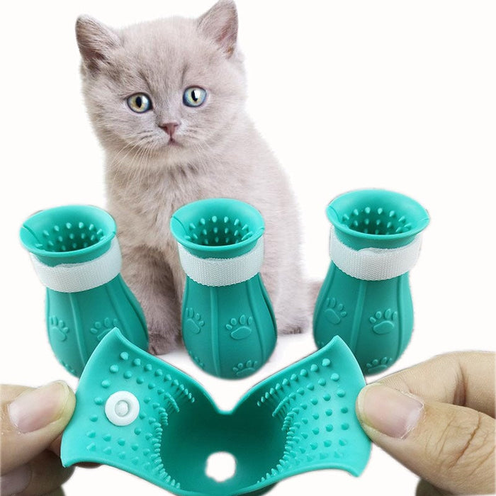 Wholesale green silicone cat foot washing cover JDC-FT-Bais004 fidgets toy 百思 Wholesale Jewelry JoyasDeChina Joyas De China