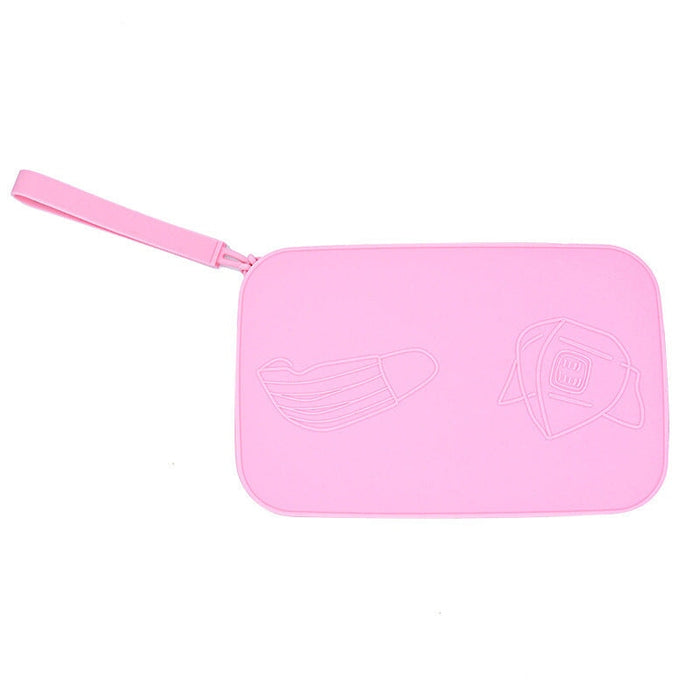 Wholesale green silicone storage bag JDC-FT-SZQL021 fidgets toy 潜乐 pink 19.5*3.5*12.5cm Wholesale Jewelry JoyasDeChina Joyas De China