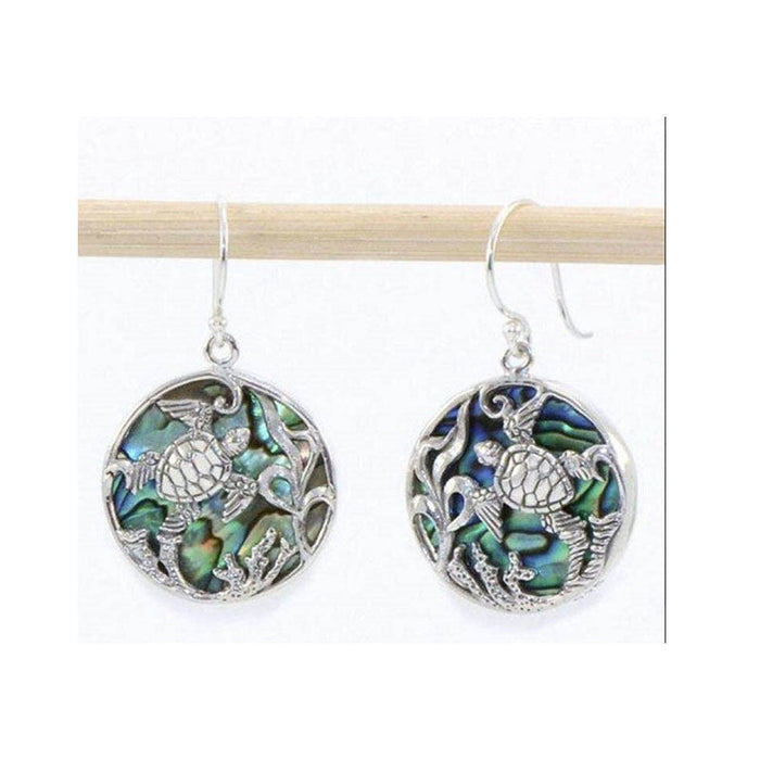 Wholesale green turquoise plating metal earrings JDC-ES-WN008 Earrings 薇妮 AER177 Wholesale Jewelry JoyasDeChina Joyas De China