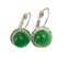 Wholesale green turquoise plating metal earrings JDC-ES-WN008 Earrings 薇妮 CR6712 green Wholesale Jewelry JoyasDeChina Joyas De China