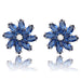 Wholesale Green Zircon Stud Earrings JDC-ES-Mix012 Earrings 迷茜 Blue Wholesale Jewelry JoyasDeChina Joyas De China