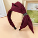 Wholesale grey cloth hairband JDC-HD-O368 Headband 潮炫 red Wholesale Jewelry JoyasDeChina Joyas De China