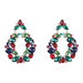 Wholesale grey rhinestone earrings JDC-ES-JL907 Earrings 氿乐 Wholesale Jewelry JoyasDeChina Joyas De China