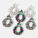 Wholesale grey rhinestone earrings JDC-ES-JL907 Earrings 氿乐 Wholesale Jewelry JoyasDeChina Joyas De China