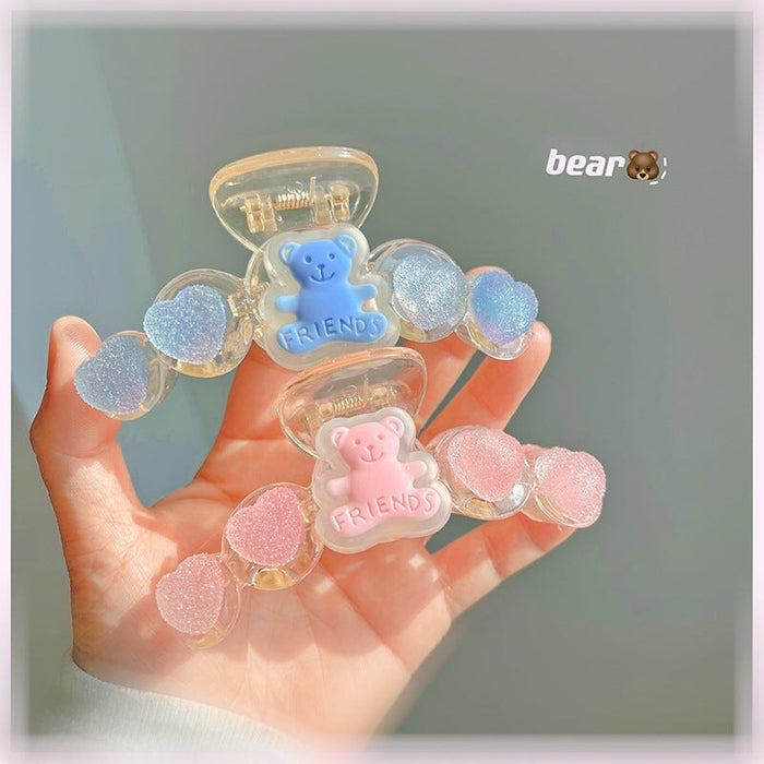 Wholesale Gummy Bear Plastic Resin Hair Clip JDC-HC-QQ002 Hair Clips 谦谦 Wholesale Jewelry JoyasDeChina Joyas De China