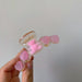 Wholesale Gummy Bear Plastic Resin Hair Clip JDC-HC-QQ002 Hair Clips 谦谦 pink Wholesale Jewelry JoyasDeChina Joyas De China