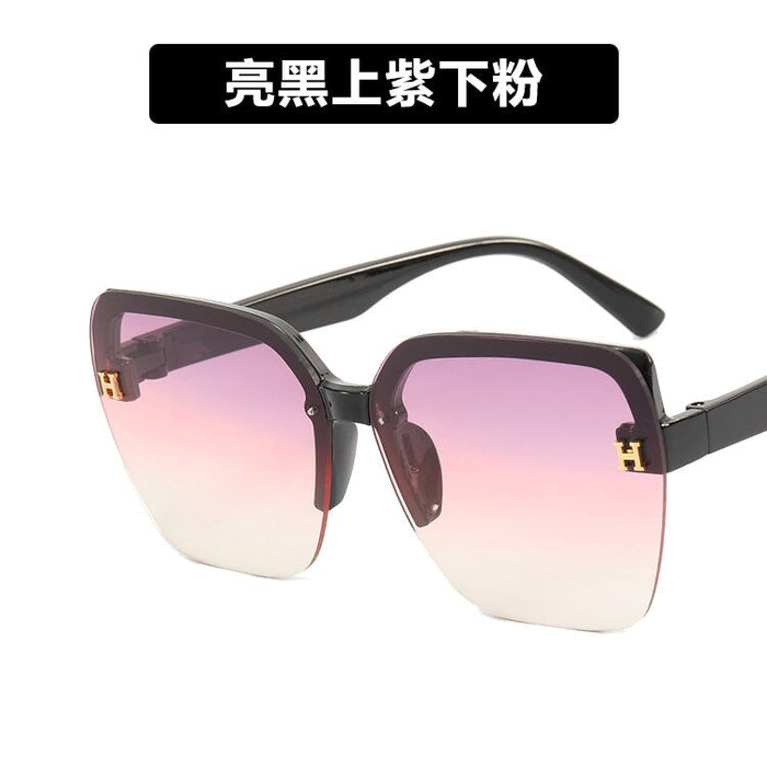 Wholesale H letter square frameless sunglasses JDC-SG-KD137 Sun Glasses 珂盾 8 / Wholesale Jewelry JoyasDeChina Joyas De China