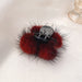 Wholesale Hair Ball Plush Hair Clips JDC-HC-CR001 Hair Clips 楚柔 Wholesale Jewelry JoyasDeChina Joyas De China