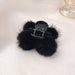 Wholesale Hair Ball Plush Hair Clips JDC-HC-CR001 Hair Clips 楚柔 A021-1 black Wholesale Jewelry JoyasDeChina Joyas De China
