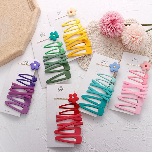 Bulk Jewelry Wholesale Hair Clip wind flower avocado color clip JDC-HC-i023 Wholesale factory from China YIWU China