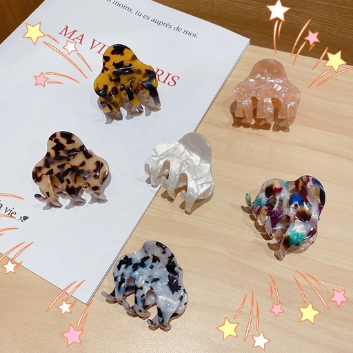 Bulk Jewelry Wholesale Hair Clips acetate marble-print gripper JDC-HS-i162 Wholesale factory from China YIWU China