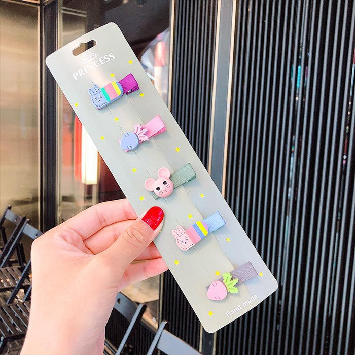 Bulk Jewelry Wholesale Hair Clips bag cloth color cute duckbill clip JDC-HS-i127 Wholesale factory from China YIWU China