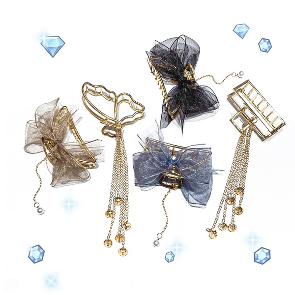 Bulk Jewelry Wholesale Hair Clips bow geometric metal JDC-HS-i152 Wholesale factory from China YIWU China