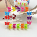 Bulk Jewelry Wholesale Hair Clips Candy color butterfly plastic JDC-HC-xy314 Wholesale factory from China YIWU China