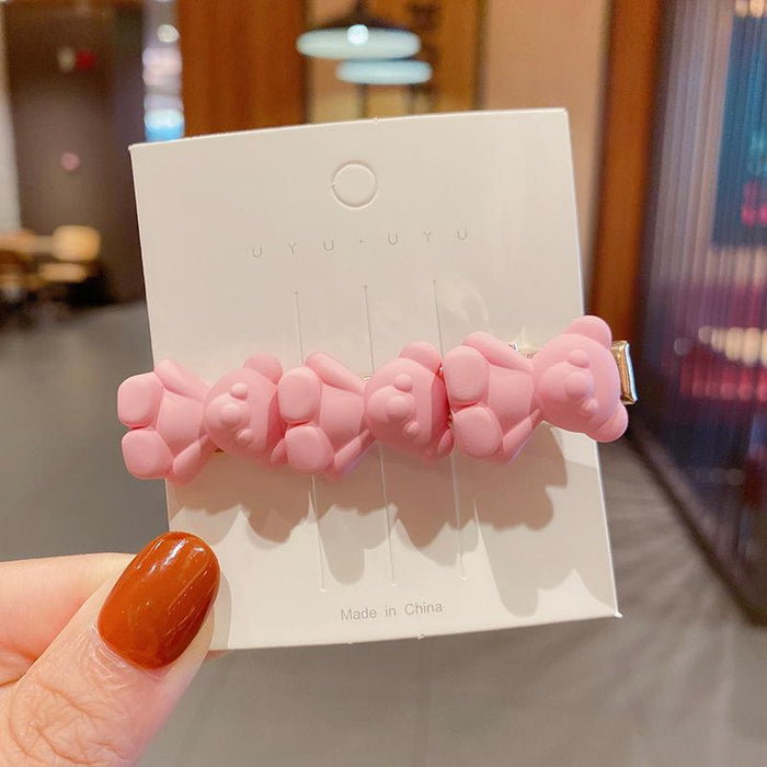 Bulk Jewelry Wholesale Hair Clips cub candy-colored broken hair edge clip JDC-HS-i138 Wholesale factory from China YIWU China