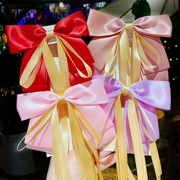 Bulk Jewelry Wholesale Hair Clips large bow tassel ribbon JDC-HC-bd059 Wholesale factory from China YIWU China
