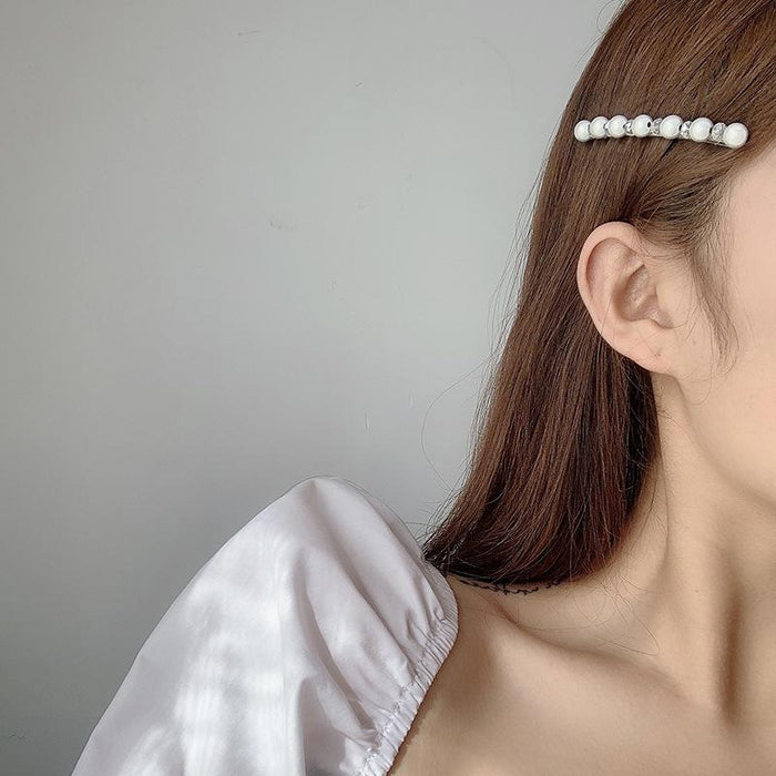 Bulk Jewelry Wholesale Hair Clips long tassel chain luminous pearl JDC-HS-i223 Wholesale factory from China YIWU China