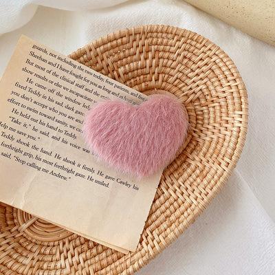 Bulk Jewelry Wholesale Hair Clips love plush candy color JDC-HC-bd070 Wholesale factory from China YIWU China