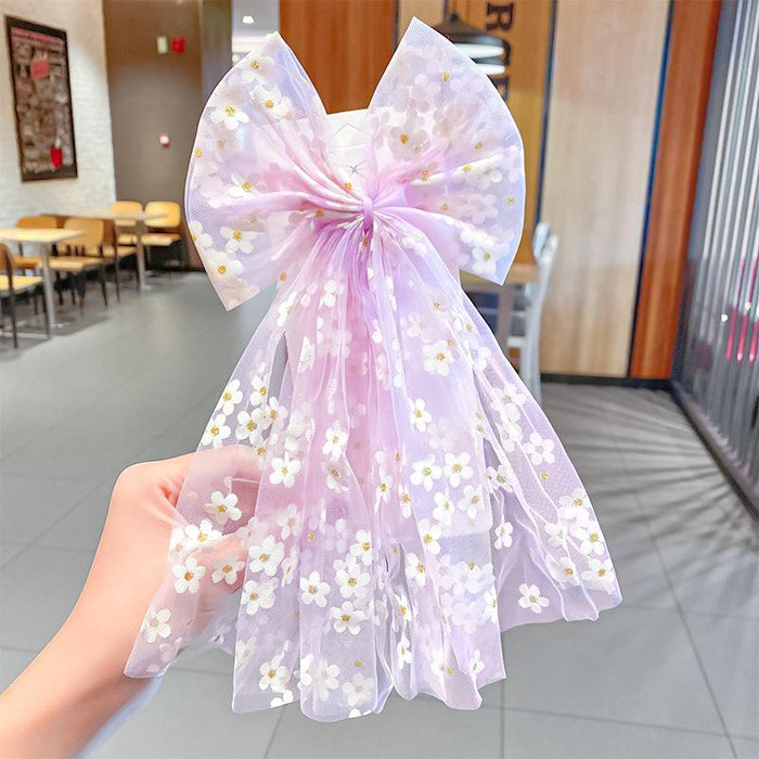 Bulk Jewelry Wholesale Hair Clips mesh yarn bow duck mouth clip JDC-HS-i214 Wholesale factory from China YIWU China