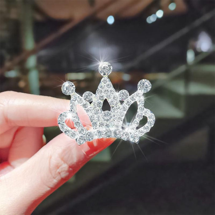Bulk Jewelry Wholesale Hair Clips metal diamond crown comb JDC-HS-i258 Wholesale factory from China YIWU China