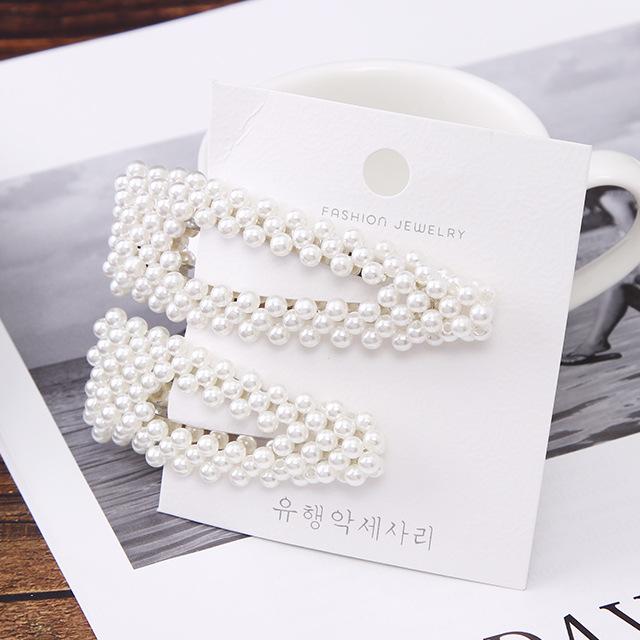 Bulk Jewelry Wholesale Hair Clips pearl alloy clip JDC-HC-i042 Wholesale factory from China YIWU China