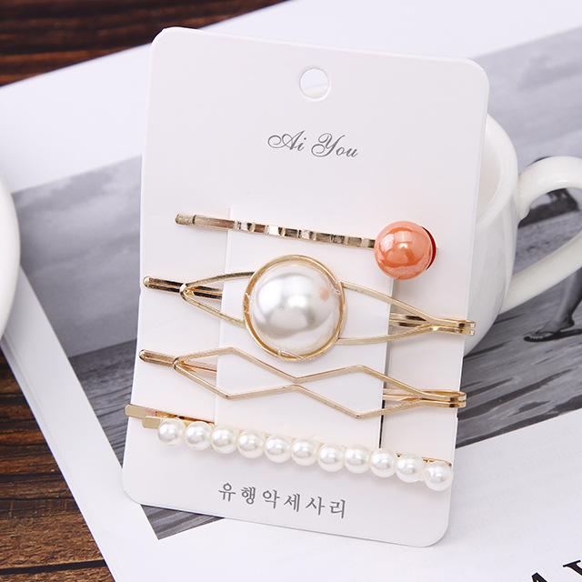 Bulk Jewelry Wholesale Hair Clips pearl alloy clip JDC-HC-i042 Wholesale factory from China YIWU China