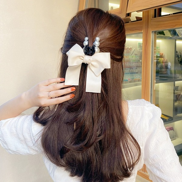 Bulk Jewelry Wholesale Hair Clips pearl bow grip JDC-HS-i156 Wholesale factory from China YIWU China