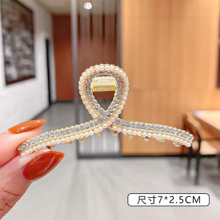 Bulk Jewelry Wholesale Hair Clips pearl water drill grip JDC-HS-i178 Wholesale factory from China YIWU China