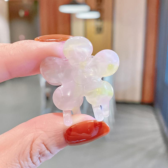 Bulk Jewelry Wholesale Hair Clips resin five Petal Flower Clip JDC-HS-i169 Wholesale factory from China YIWU China
