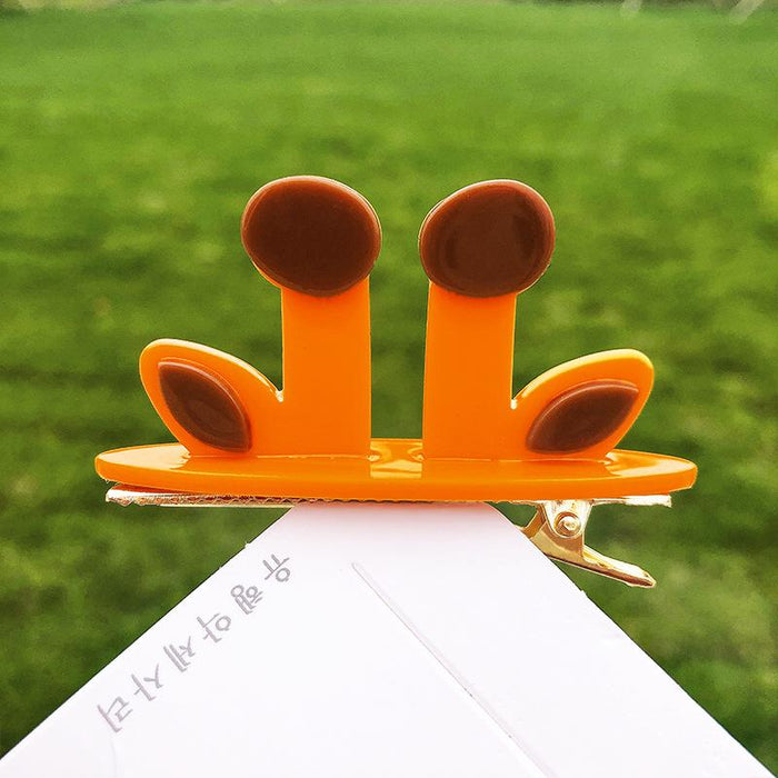 Bulk Jewelry Wholesale Hair Clips resin frog Pikachu animal hair clip JDC-HS-i108 Wholesale factory from China YIWU China