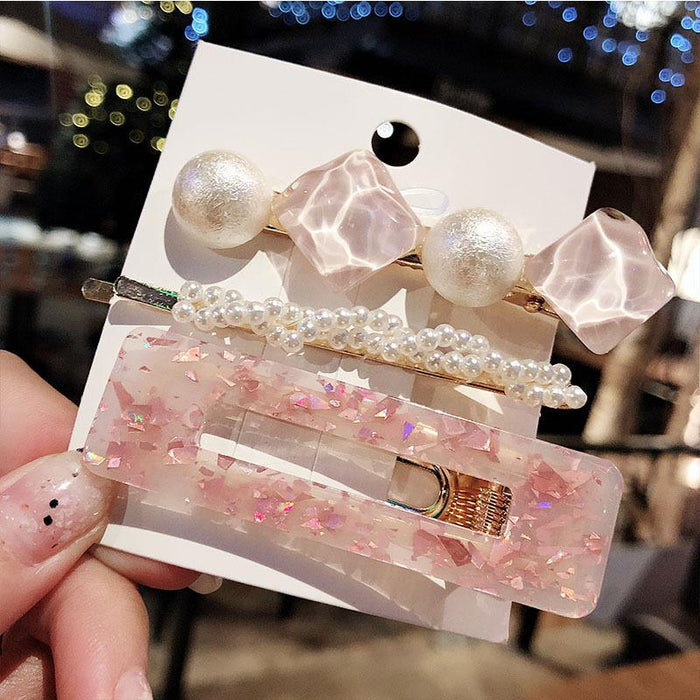 Bulk Jewelry Wholesale Hair Clips simple macaroon pearl clip JDC-HC-i054 Wholesale factory from China YIWU China