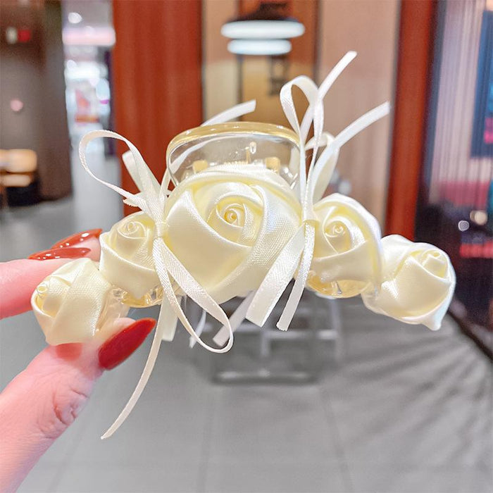 Bulk Jewelry Wholesale Hair Clips three-dimensional flower rose hairpin shark clip JDC-HS-i188 Wholesale factory from China YIWU China