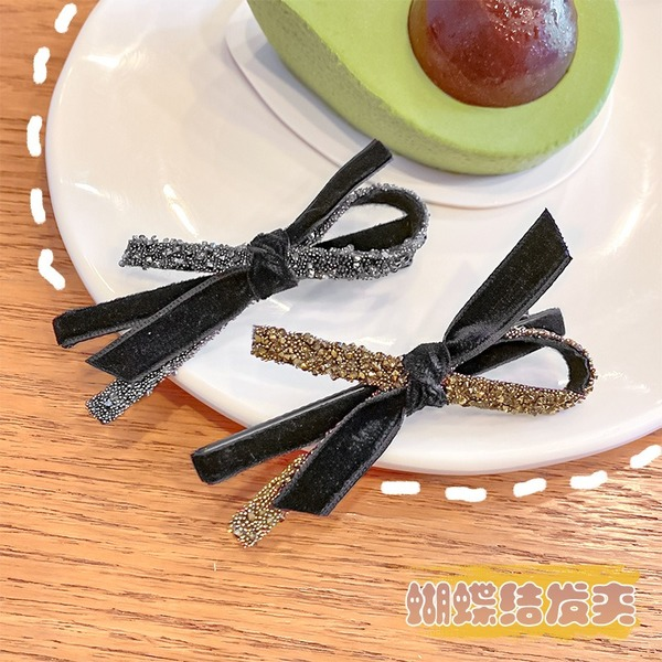 Bulk Jewelry Wholesale Hair Clips water diamond bow duck bill clip JDC-HS-i220 Wholesale factory from China YIWU China