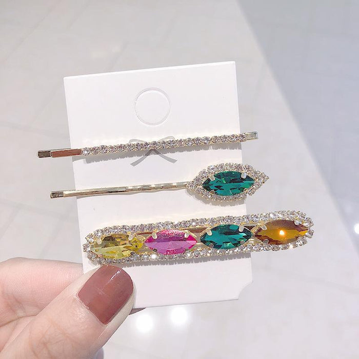 Bulk Jewelry Wholesale Hair Clips water drill one word clip JDC-HC-i058 Wholesale factory from China YIWU China