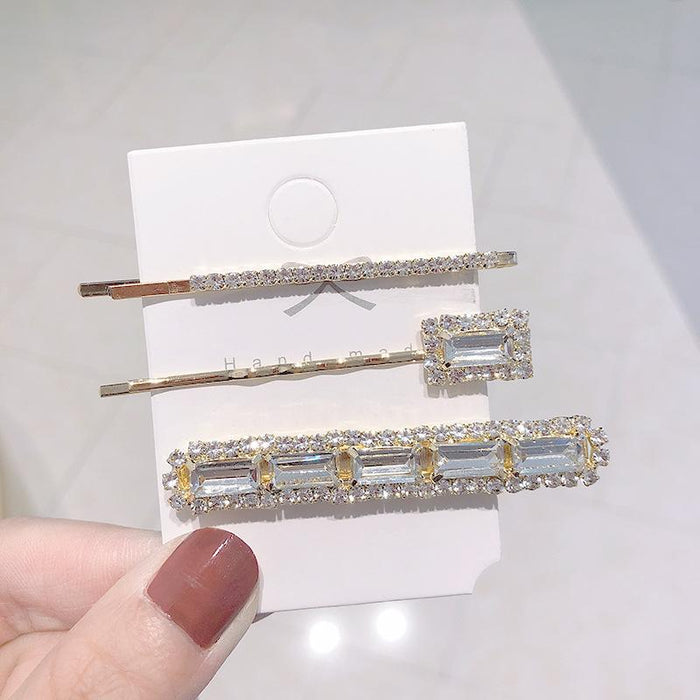 Bulk Jewelry Wholesale Hair Clips water drill one word clip JDC-HC-i058 Wholesale factory from China YIWU China
