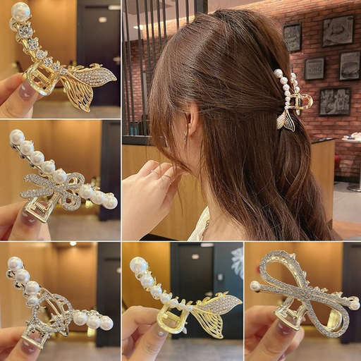 Bulk Jewelry Wholesale Hair Clips water drill pearl delicate JDC-HD-bd053 Wholesale factory from China YIWU China