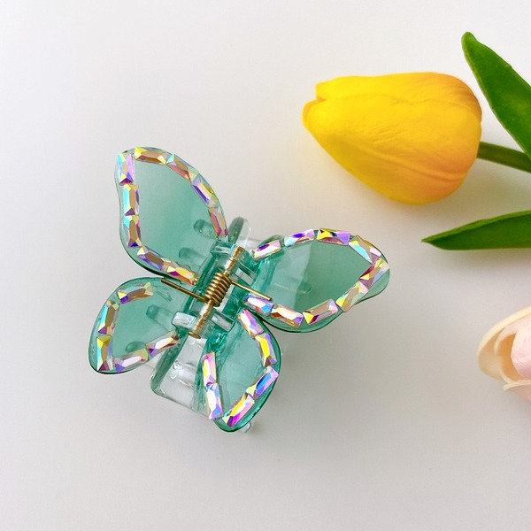 Bulk Jewelry Wholesale Hair Clips white Butterfly Plastic JDC-HC-DW005 Wholesale factory from China YIWU China