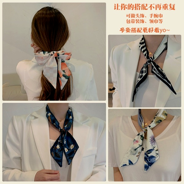 Bulk Jewelry Wholesale Hair Scrunchies printed bow JDC-HS-i022 Wholesale factory from China YIWU China