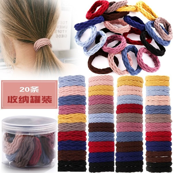 Bulk Jewelry Wholesale Hair Scrunchies red Bold high elastic towel ring JDC-HS-xy271 Wholesale factory from China YIWU China
